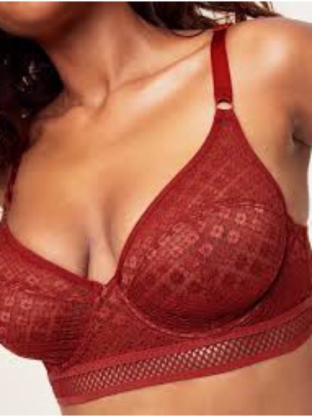 Adore me red bra 34DDD